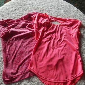 Set of 2 workout or nice shirts quick dry
